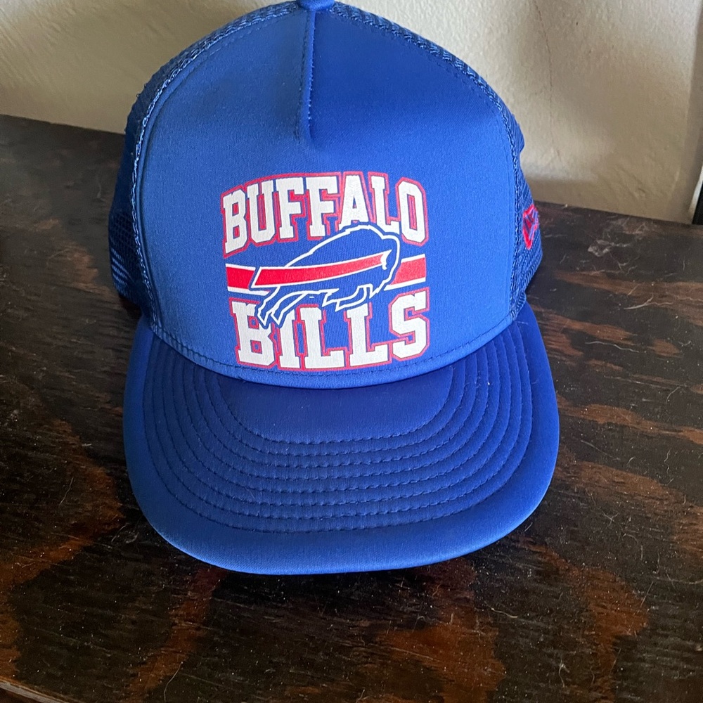 New Era Buffalo Bills Blue Trucker Hat